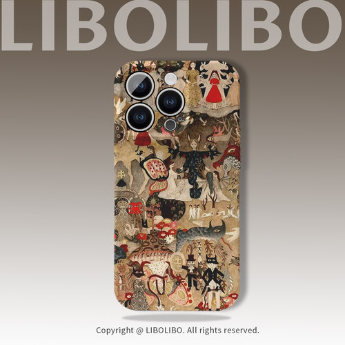 【艺术感绝了】地狱花园手机壳