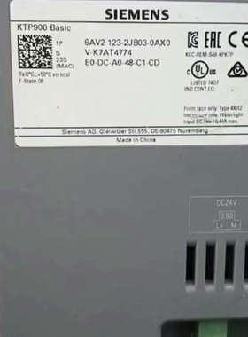 议价/触摸屏KTP900 6AV212