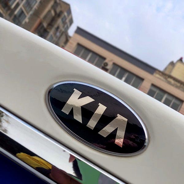 起亚年检车标修复贴纸凯酷智跑K2