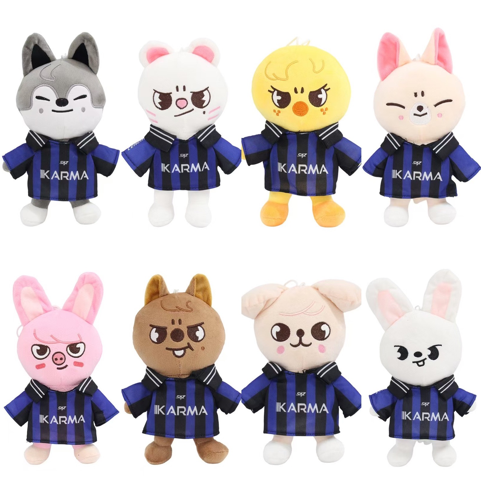 StrayKidsKARMASKZOO毛绒公仔