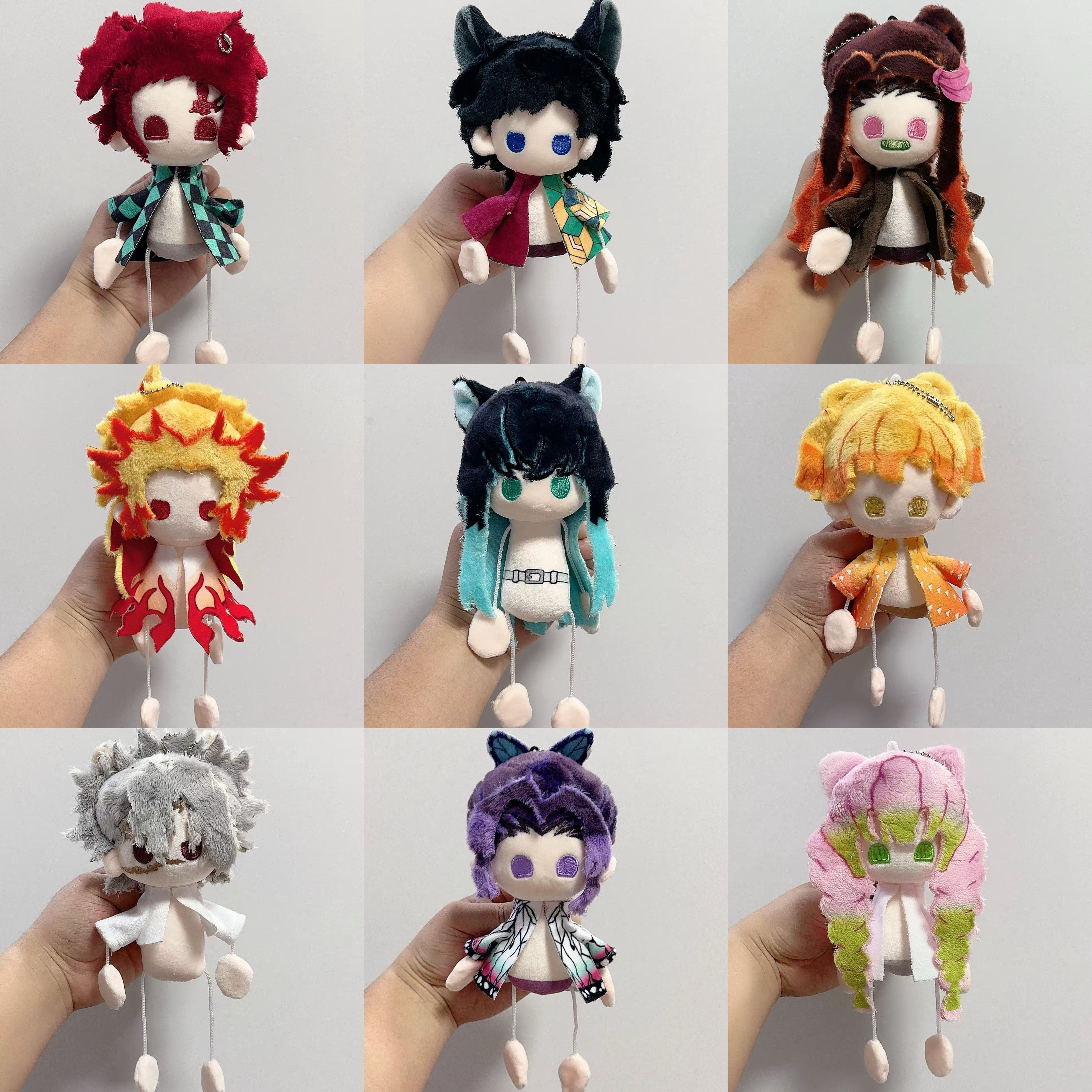 新款鬼灭之刃毛绒挂件蚂蚁体炭治郎无一郎义勇善逸公仔玩偶礼物