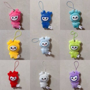 现货TWICE LOVELYS毛绒挂件朴志效迷你人偶玩偶钥匙扣应援礼物