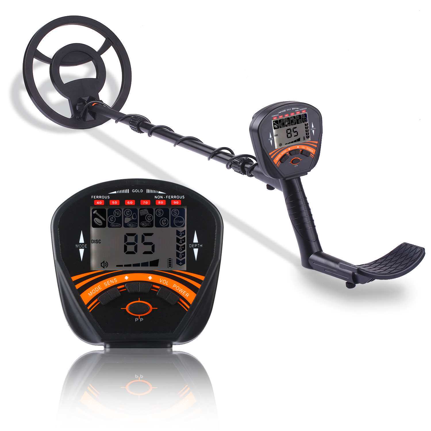 md-810地下金属探测器探测仪地下寻宝器高精度考古探宝仪声音报警