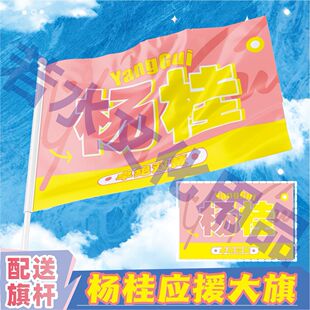 杨桂应援大旗TF家族杨文博张桂源CP应援旗演唱会户外音乐节大旗