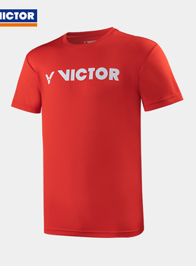 正品VICTOR胜利羽毛球服男女运动训练速干短袖T恤威克多上衣20028