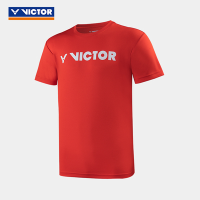 正品VICTOR胜利羽毛球服男女运动训练速干短袖T恤威克多上衣20028
