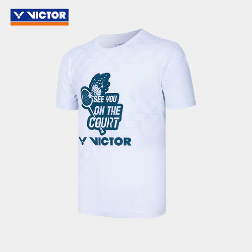 胜利羽毛球服T恤45016 男女速干上衣 运动服短袖Victor威克多正品