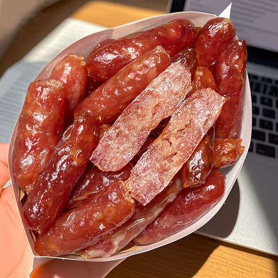 满口都是肉香！冲炭烤蜜汁小香肠