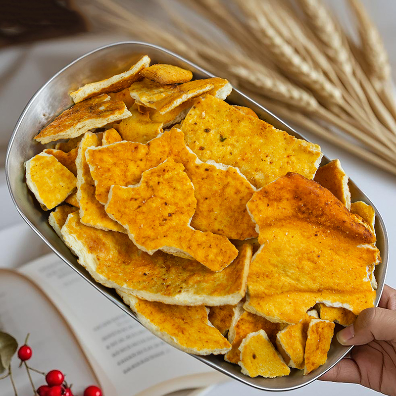 巨巨巨好吃~莲木叙烤馍片山西特产纯碱烤馍手工烤馍干碱性食物