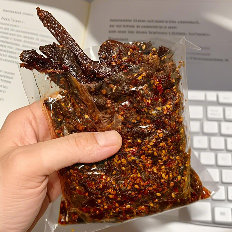 曝光这个牛肉！藤椒牛肉条 五香牛肉干冷吃即食有嚼劲网红小零食