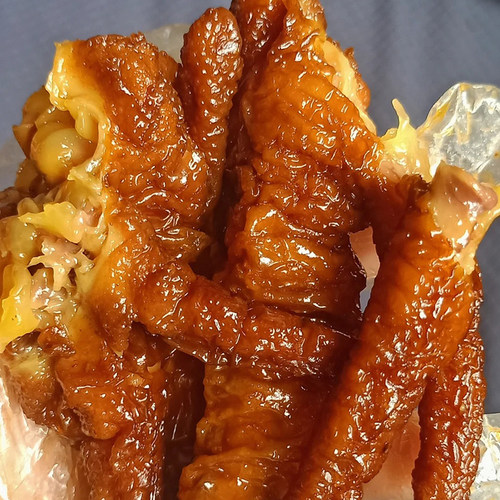 真的好好吃~莲木叙虎皮鸡爪零食香辣休闲虎皮凤爪熟食品脚卤鸡爪