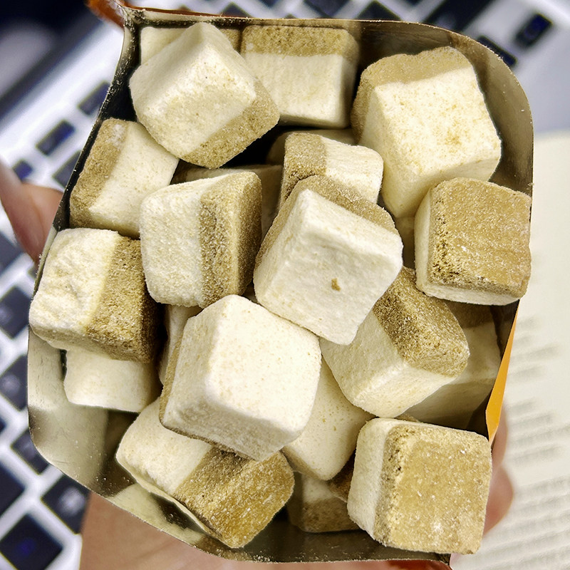 浓郁拿铁！生椰拿铁味冻干椰奶脆块咖啡伴侣下午茶点心小零食