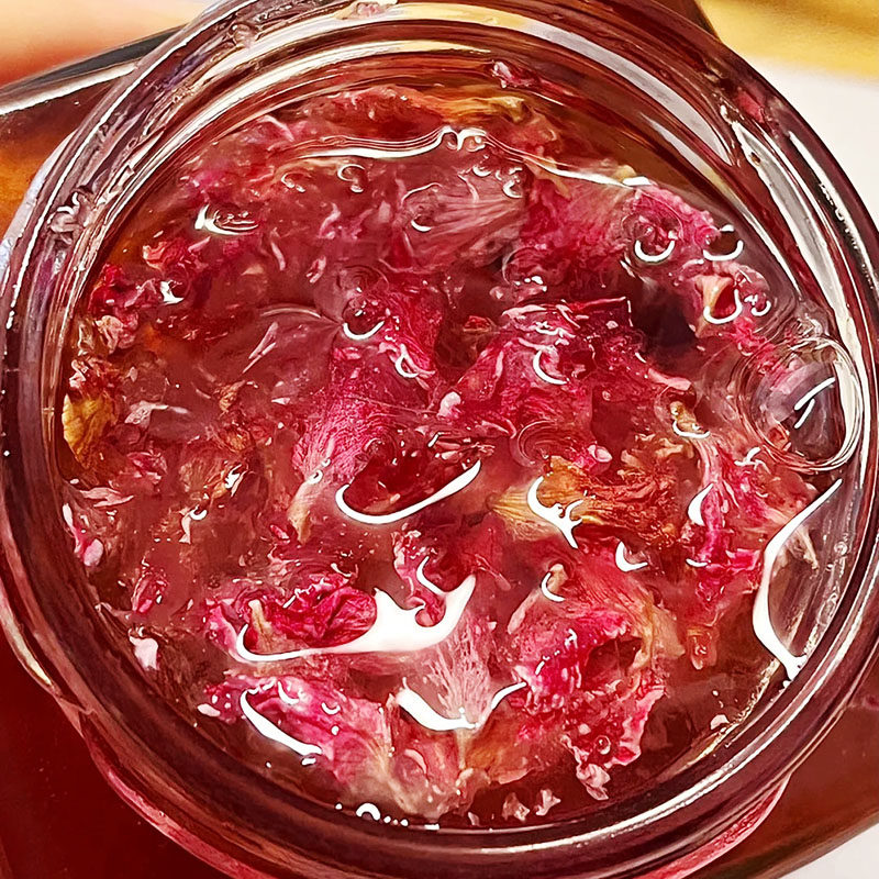 颜值高又好喝~莲木叙荔枝玫瑰蜜水果茶酱冲饮类罐装泡水喝的东西