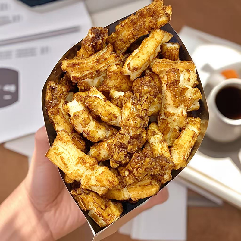 根本吃不够！红糖脏脏年糕条酥脆