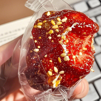 草莓糖葫芦~莲木叙冻干冰糖草莓