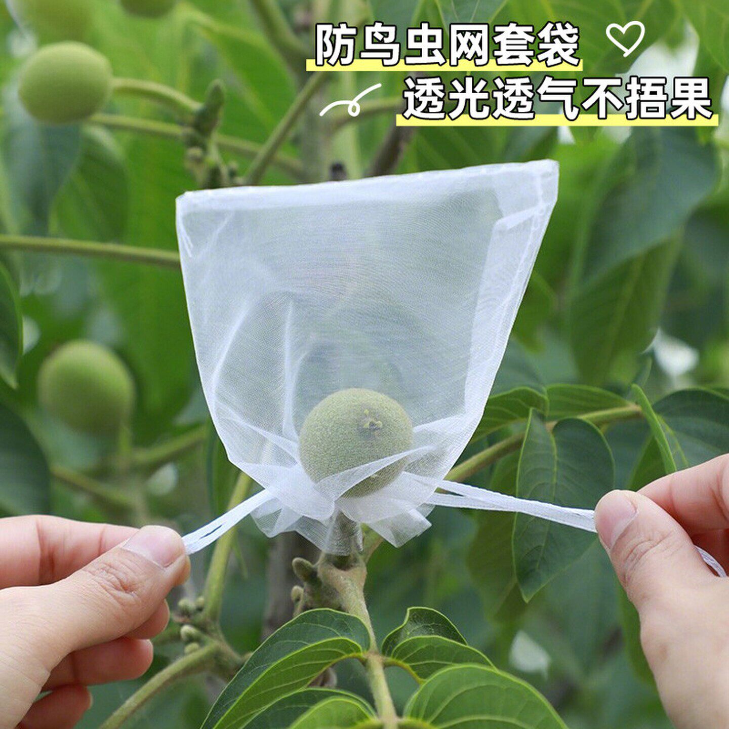 防虫防鸟水果套袋包桃子苹果番石榴梨子专用保护果字套袋子网袋罩