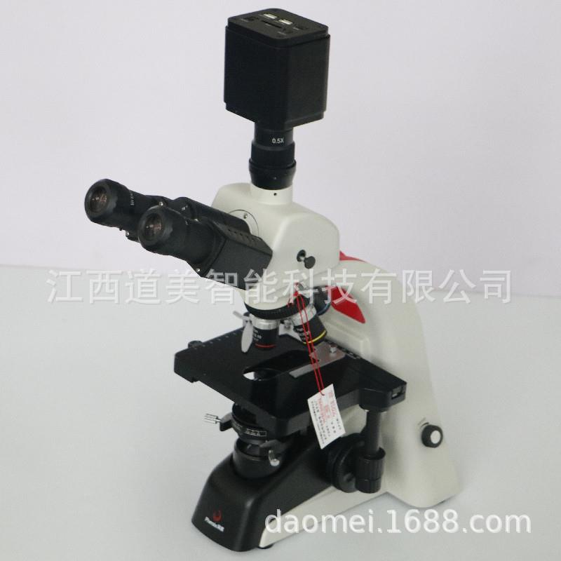 PH100-B41L-IPL无限远消色差物镜三目生物显微镜转接CCD相机拍照