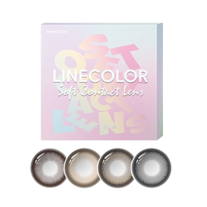 LineColor美瞳半年抛2片自然日常百搭通勤隐形眼镜【轻瞳联名款】