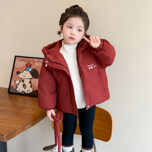 女童冬季新款时尚加厚羽绒服小姑娘保暖白鸭绒外套厚实防风外衣潮