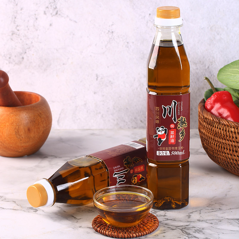 川熟乡四川纯正宗菜籽油食用油非转基因农家用压榨天府菜油小瓶装,粮油调味/速食/干货/烘焙,菜籽油,淘宝优惠券,粉丝福利购,淘宝优惠卷