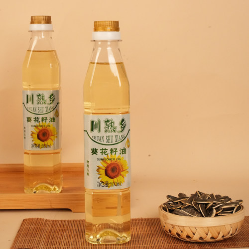 川熟乡葵花籽油小瓶装物理压榨家用烘焙食用植物油玉米油