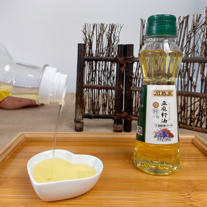 川熟乡亚麻籽油冷榨一级
