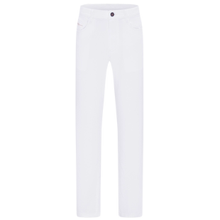 [防水]Navigare意大利小帆船白色休闲牛仔长裤男春季直筒裤子