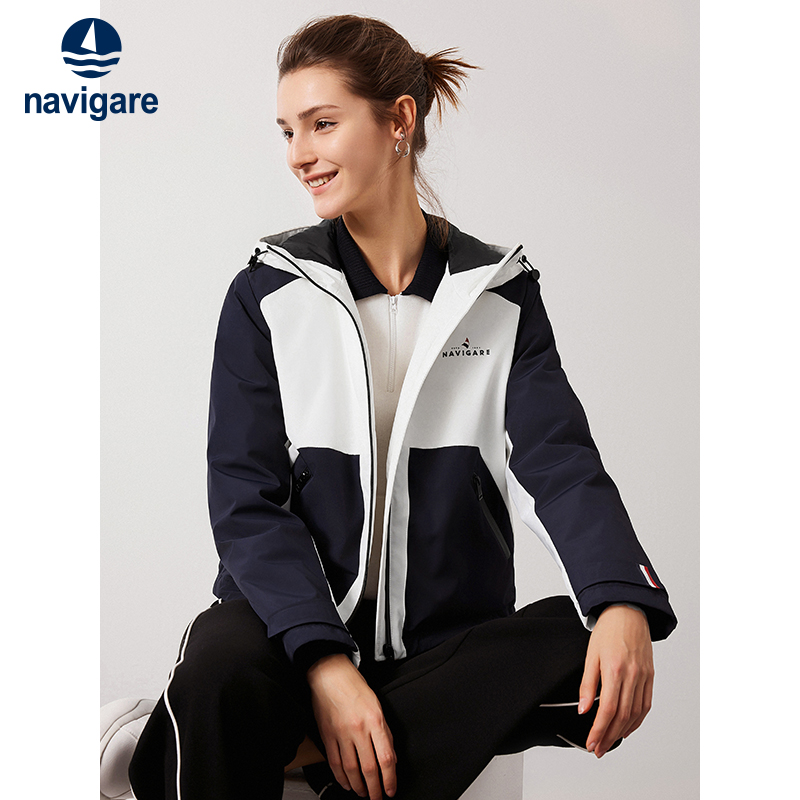 小帆船新款休闲冲锋羽绒服