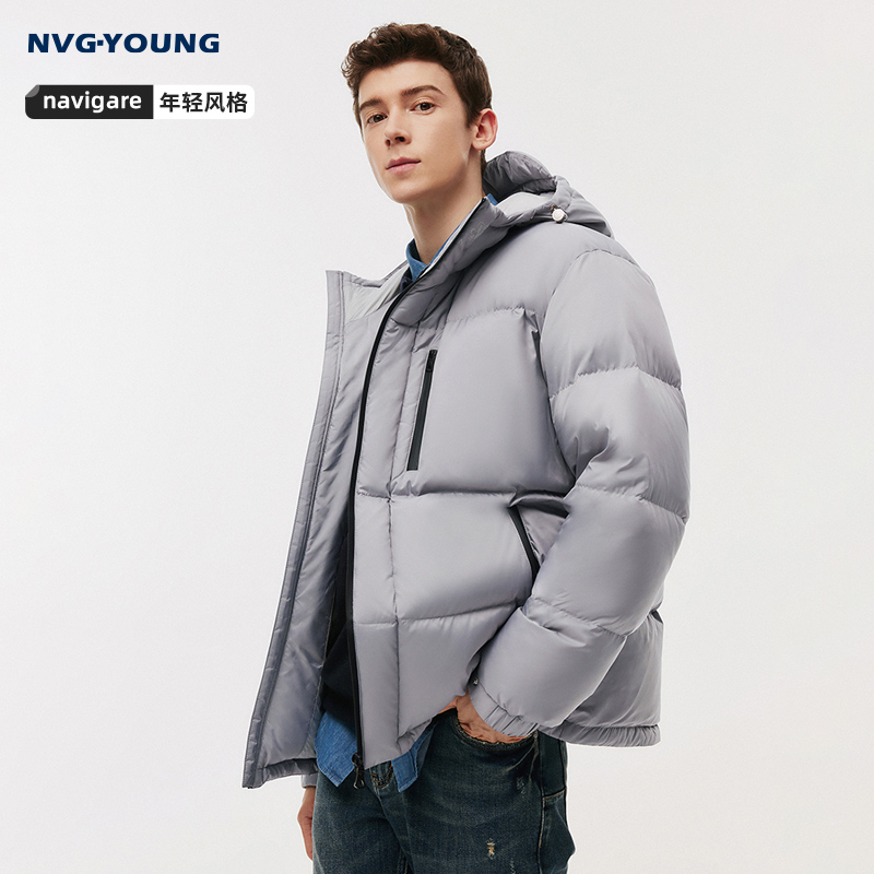 小帆船休闲鸭绒羽绒服