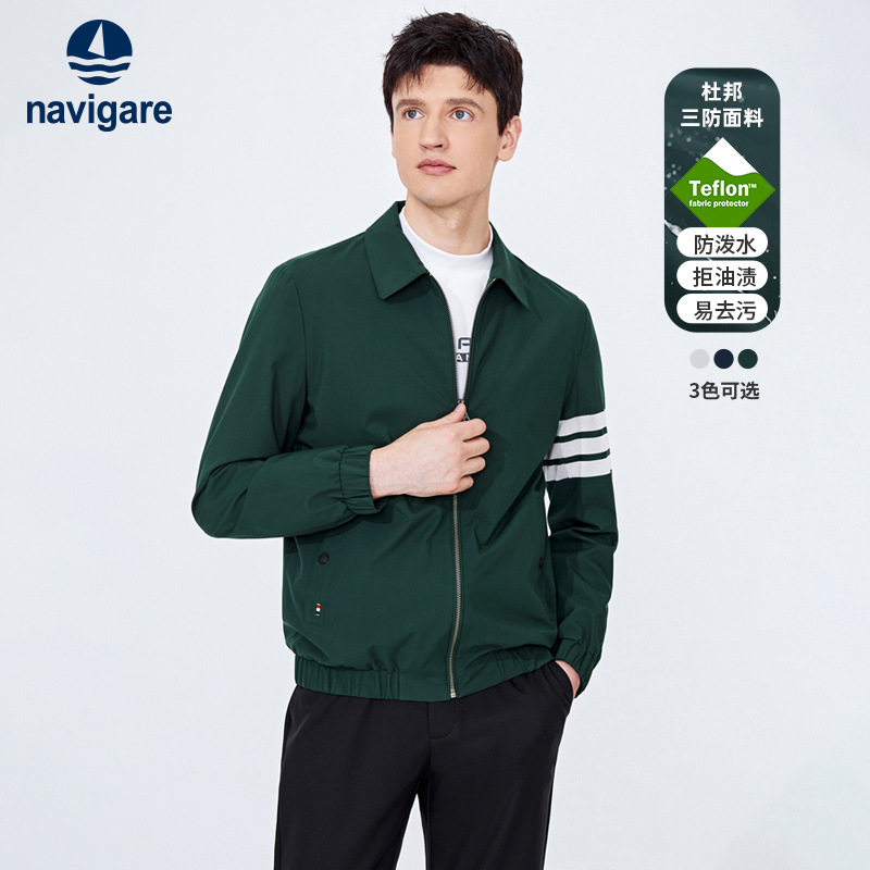 意大利小帆船Navigare翻领秋季