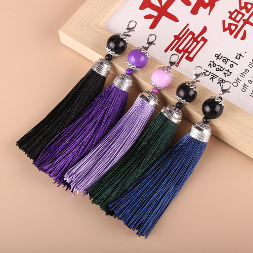 博婷龙虾扣流苏穗子挂件吊坠