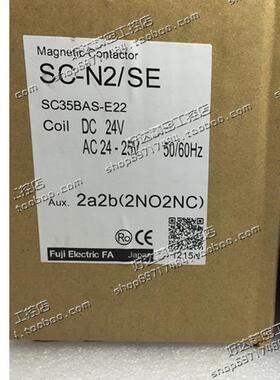 富士FUJI 接触器 SC-N2/SE AC/DC24V 全新原装正品 假一赔十 现货