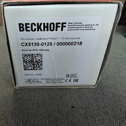 BECKHOFF CPU模块型号CX5130-0125
