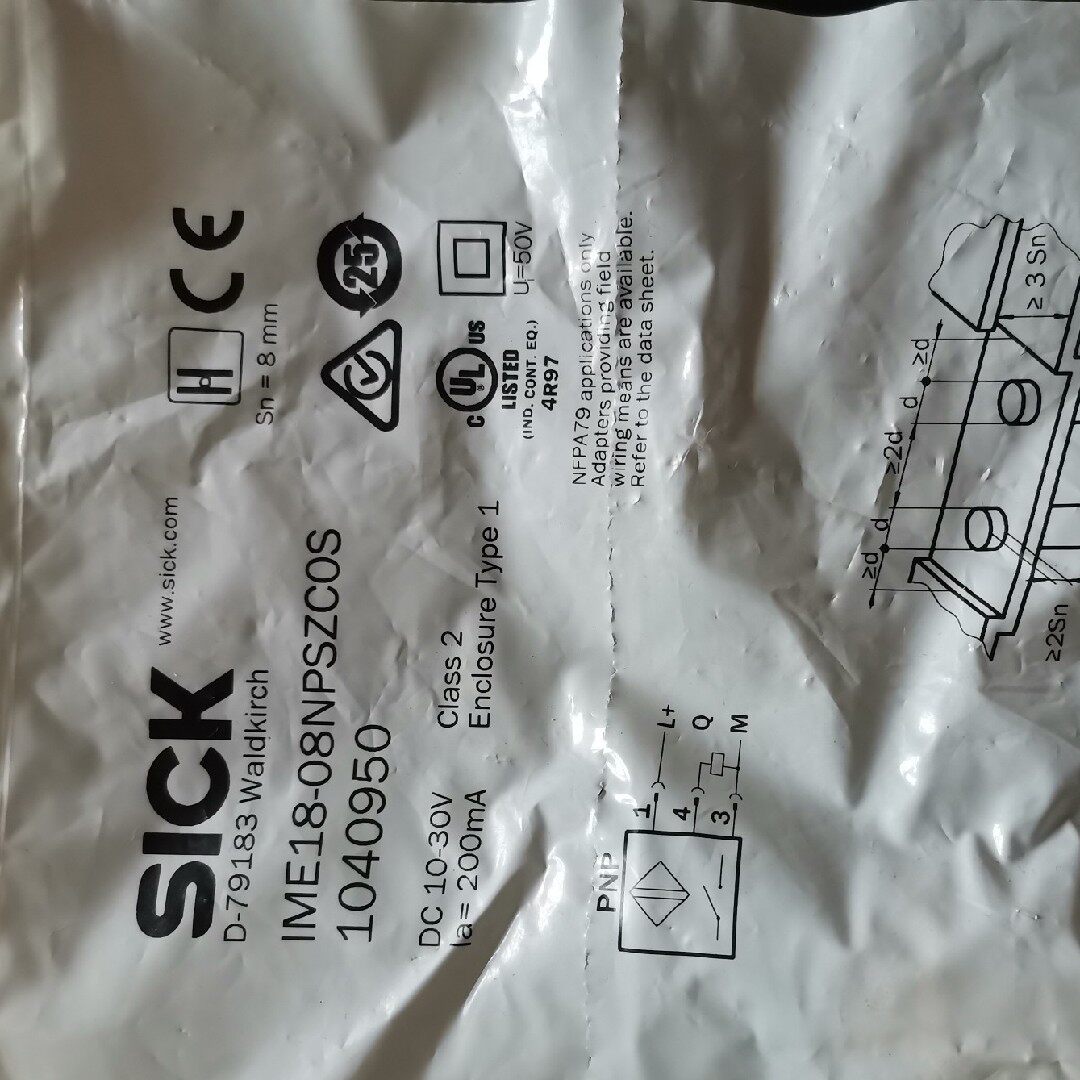 SICK西克接近开关 IME18-08NPSZCOS 1040950全新原装正品现货