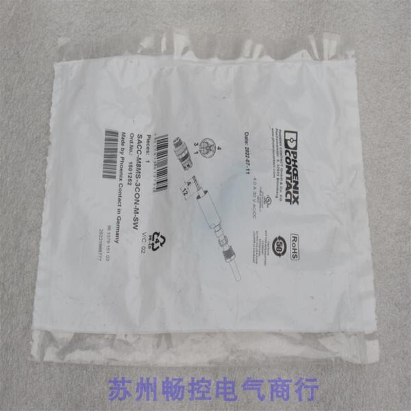 *现货销售*全新菲尼克斯连接器SACC-M8MS-3CON-M-SW 现货1501252