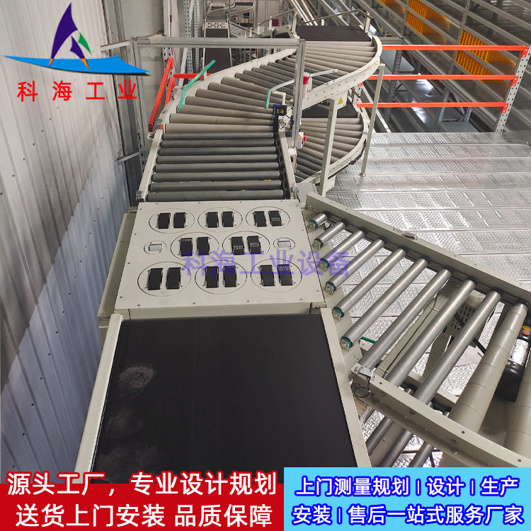 电商仓储整体规划设计物流输送线 仓储快递出库入库物流输送线