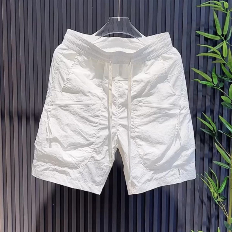 夏季轻奢高品质多口袋拉链工装短裤男新款韩版青年运动沙滩0731d
