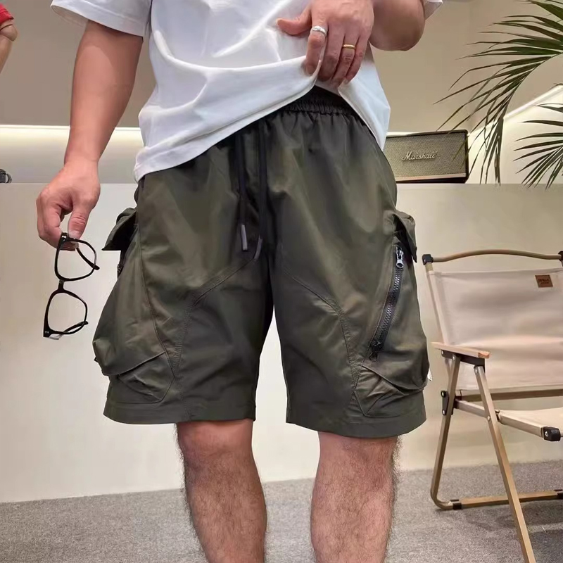 美式多口袋拉链速干工装裤男士