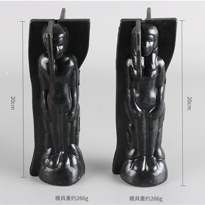 新款创意男人女人蜡烛模具 家用蜡C烛模具 时尚diy手工蜡烛器皿
