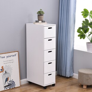 夹缝收纳柜抽屉式25cm深42厨房卫生I间简易储物柜卧室家用窄斗柜