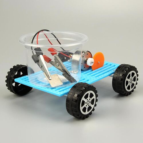 小学生科b学实验教具盐水动力车儿童科技小制作DIY化学手工小发明