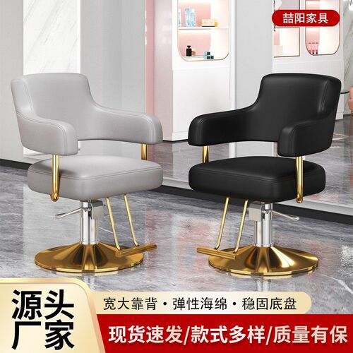美发椅子烫染升降美容椅美发椅剪发椅F烫染椅可升降旋转椅厂家