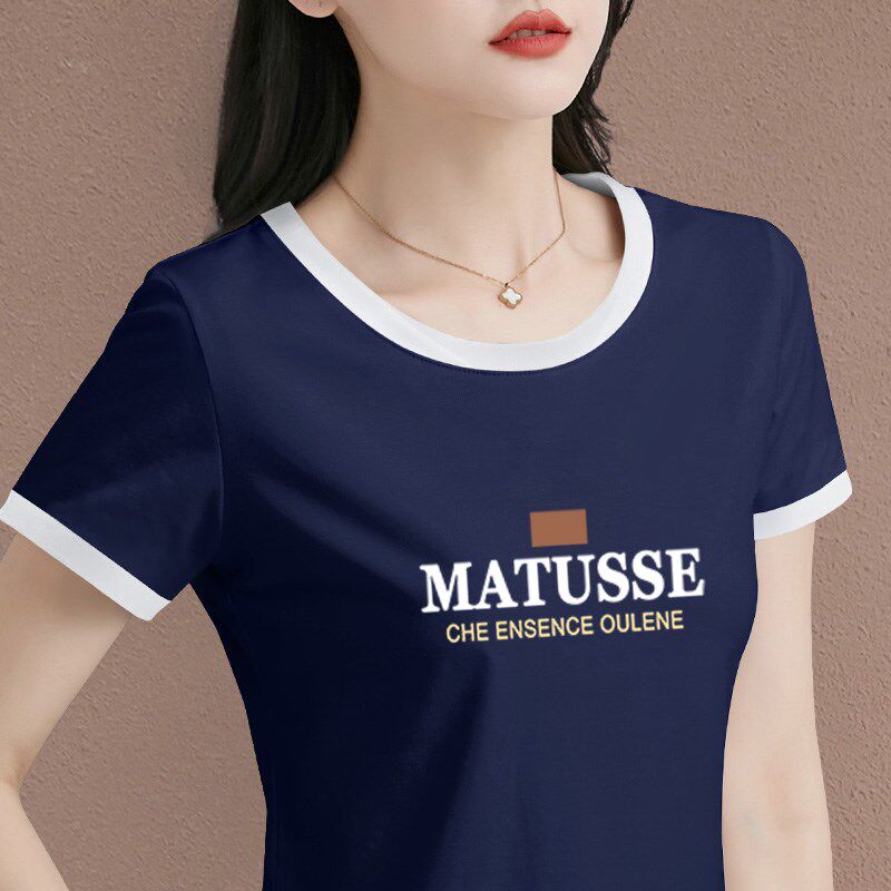 夏季薄款纯棉t恤女小个子短款舒适女士上衣短袖2025新款韩版洋气
