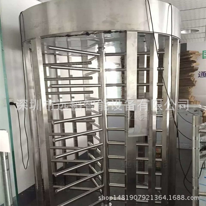 监狱全高十字闸 工地刷卡全高闸 工厂人行通道闸机 全Z高平移闸门