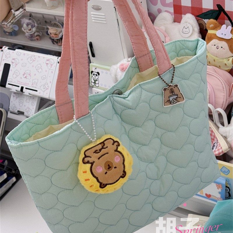 日系可爱少女心包包女韩版软绵绵质感单肩包大容量通勤手提腋下包,箱包皮具/热销女包/男包,通用款女包,淘宝优惠券,粉丝福利购,淘宝优惠卷