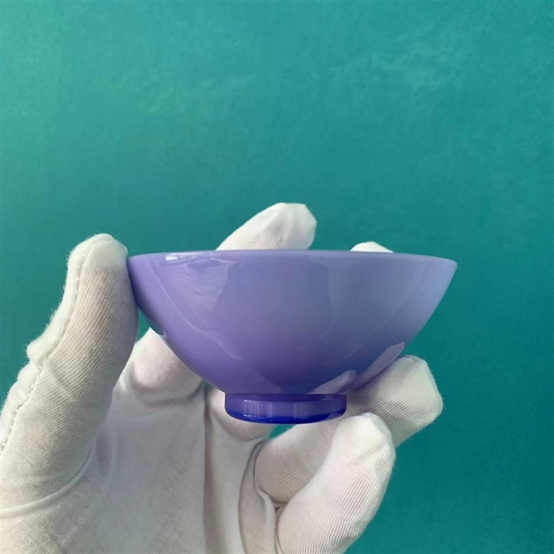 高级感耐热玻璃功夫茶具彩色高硼硅小品茗斗笠P杯单杯女茶盏主人