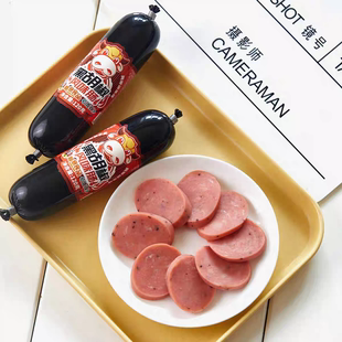 顺意清真黑胡椒风味肠早餐肠携带即食清真香肠回民食品