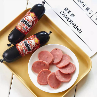 顺意清真黑胡椒风味肠早餐肠携带即食清真香肠回民食品