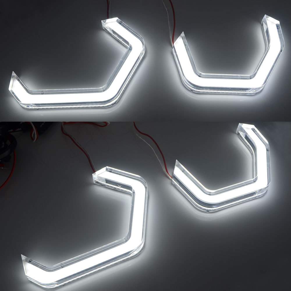 适用2/3/4/5系BMW F30 F35 F36 F80 M3 M4 M5 水晶天使眼大灯光圈