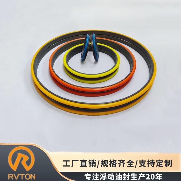 适用于小松垃圾车底盘密封件568-33-00016轮式装载机浮动油封